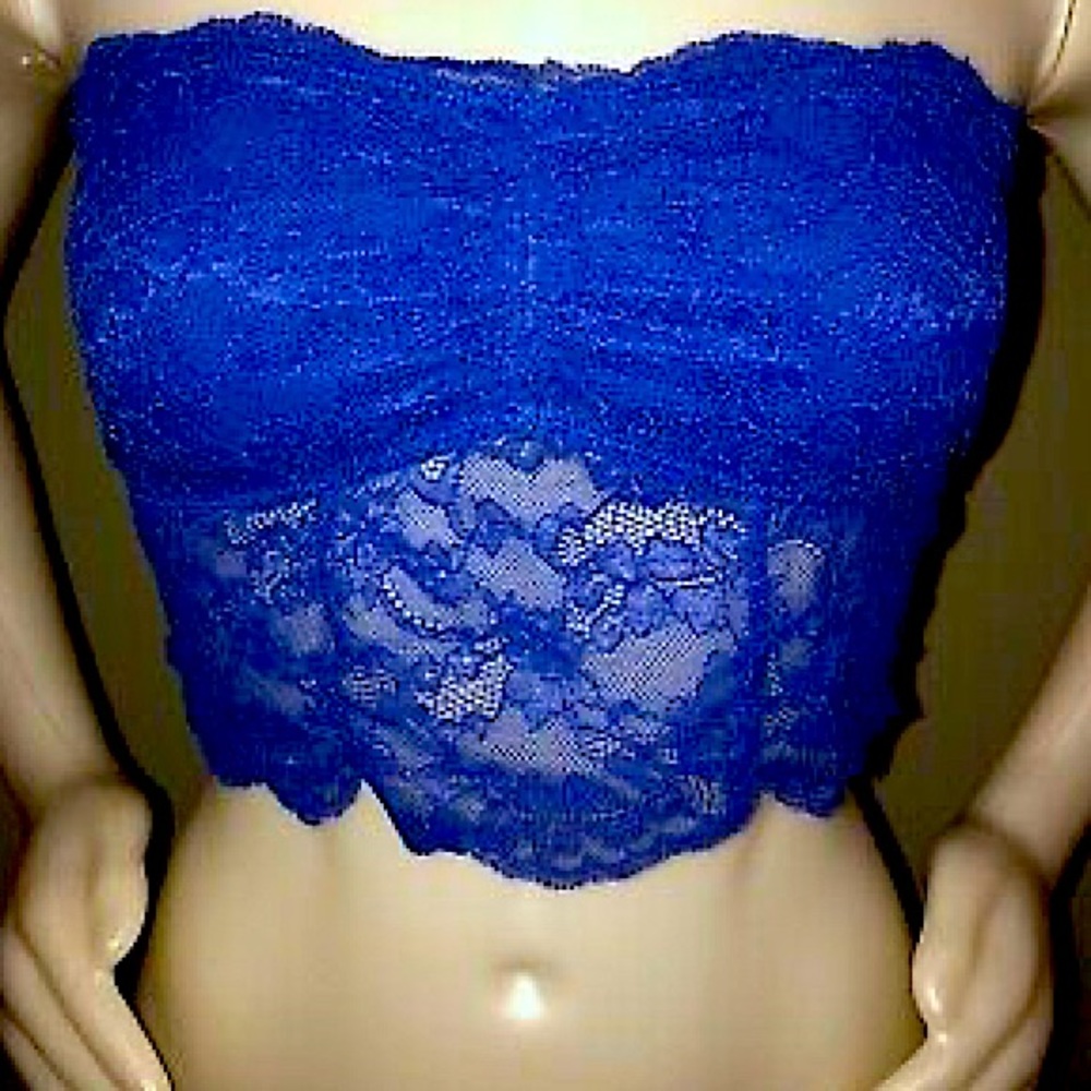 American Eagle royal blue lace bandeau